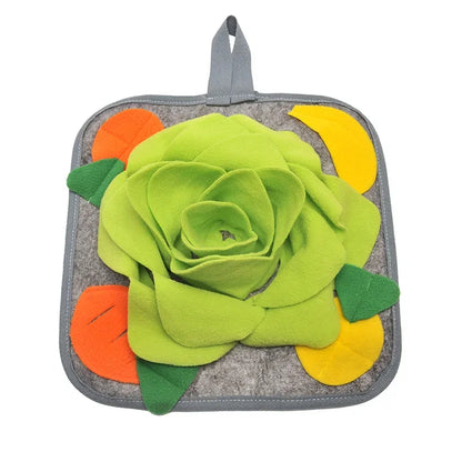 Pet Snuffle Mat – Interactive Foraging & Feeding Pad for Rabbits