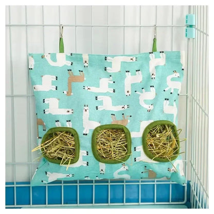 FurFora™ Hanging Hay Feeder Bag