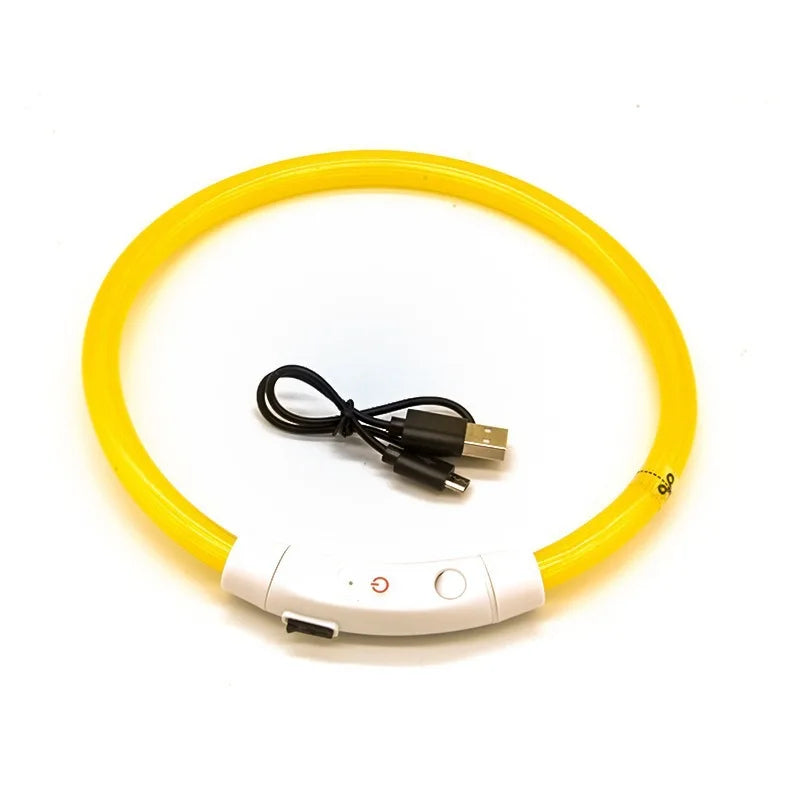 USB Rechargeable LED Dog Collar