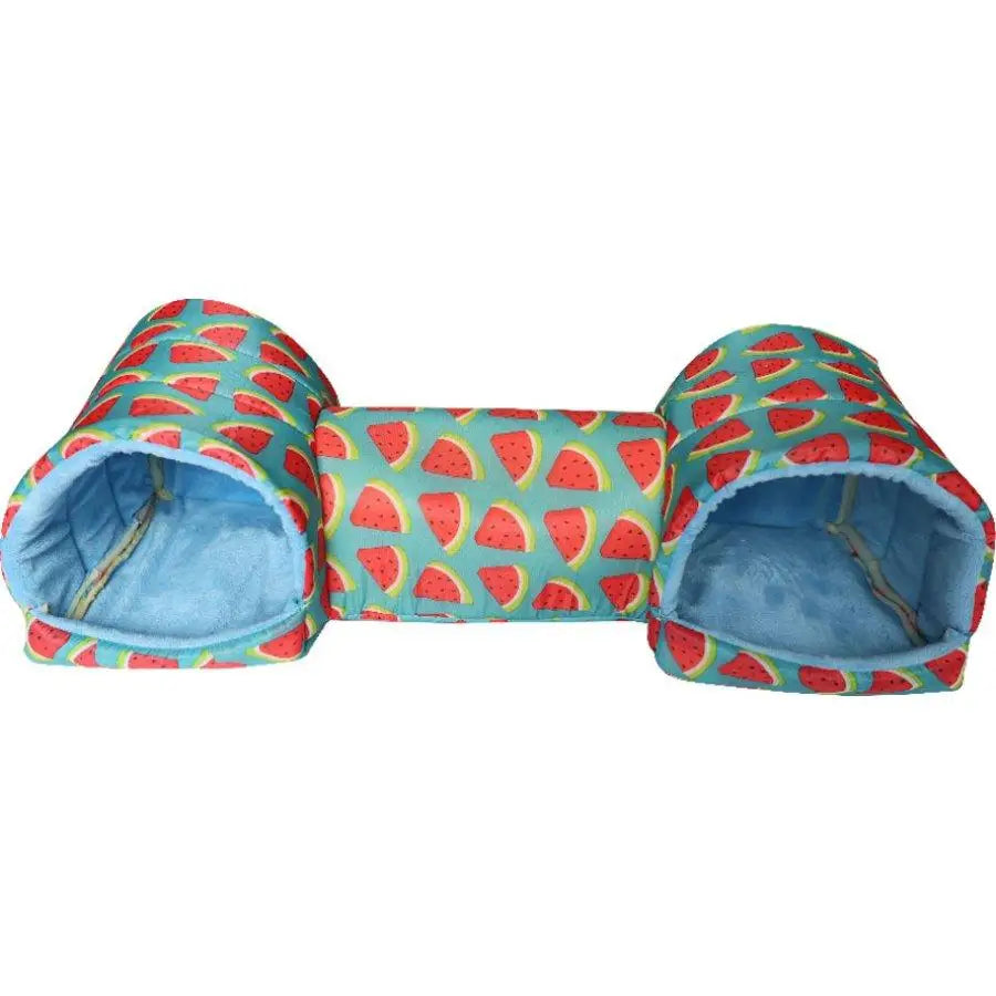 Fleece Pet Tunnel Hideaway – Cozy Burrow Bed for Cats & Rabbits
