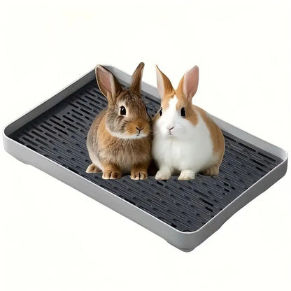 Rabbit Corner Litter Box – Small Pet Toilet Tray for Bunnies