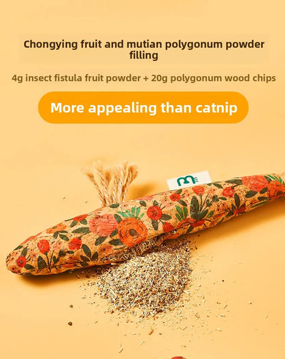 Natural Matatabi Catnip Fish Toy – Interactive Chew & Teething Toy for Cats & Kittens