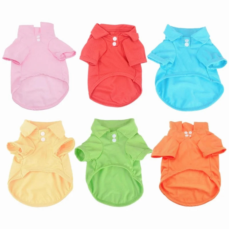 Luxury Dog Polo Shirt for Small Dogs