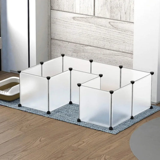 Pet Playpen – Modular Safety Enclosure for Kittens, Puppies & Rabbits