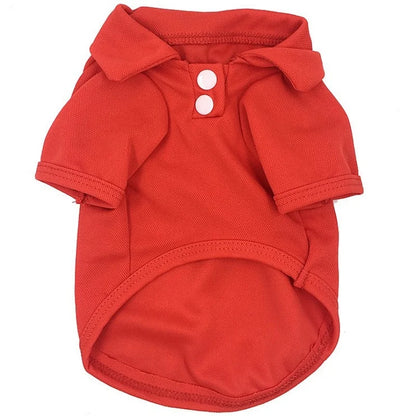 Luxury Dog Polo Shirt for Small Dogs