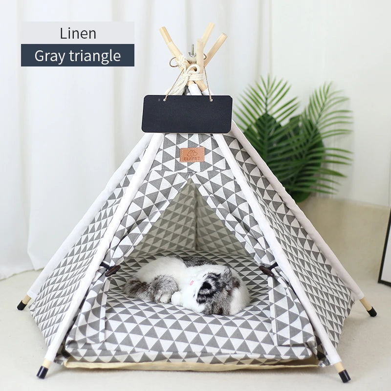 Tent House with Cushion – Cozy Indoor Hideaway