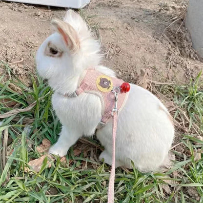 Cute Handmade Rabbit Harness Set