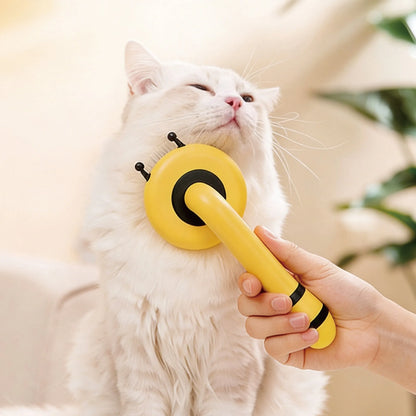 Self-Cleaning Pet Grooming Brush – Deshedding Comb for Dogs & Cats