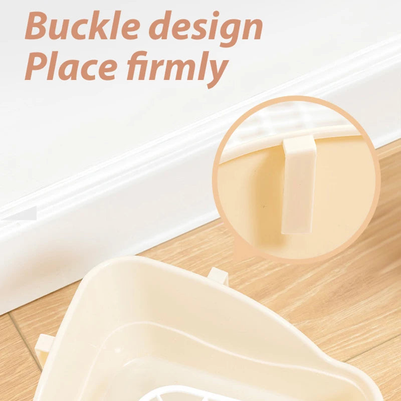 Rabbit Corner Litter Pan – Easy-Clean Bunny Toilet Box