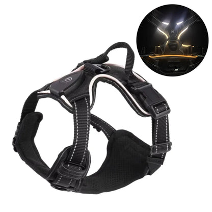 LED Reflective Dog Harness