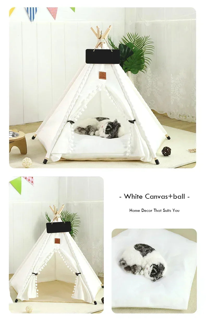 Tent House with Cushion – Cozy Indoor Hideaway