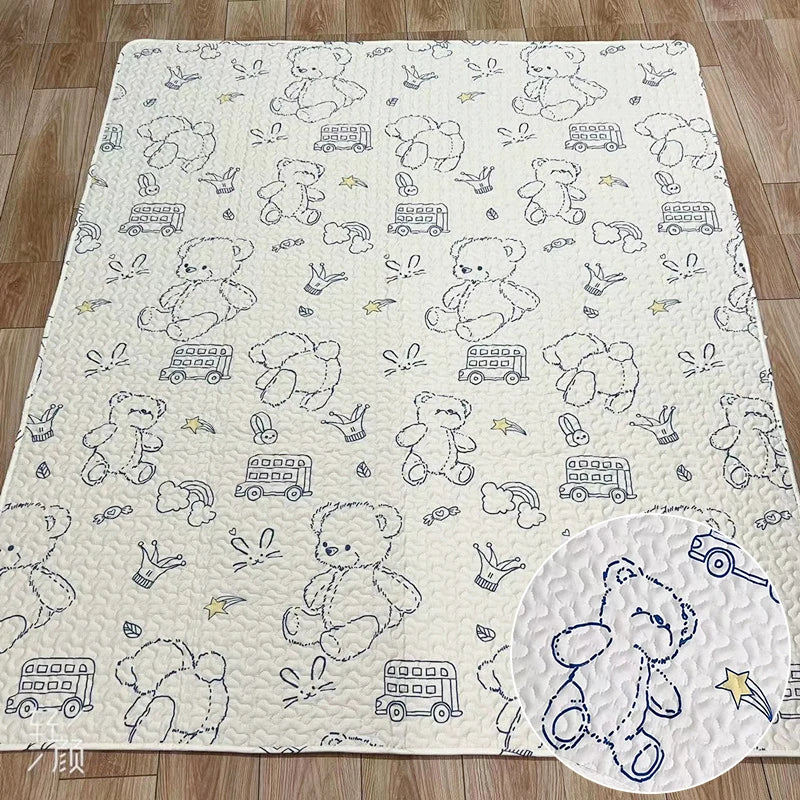 Cotton Rabbit Floor Mat – All-Season Comfort Sleeping Pad