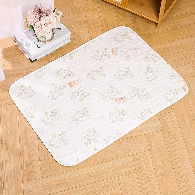 Cotton Rabbit Floor Mat – All-Season Comfort Sleeping Pad