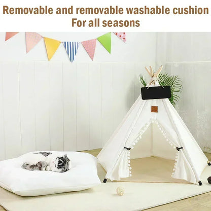 Tent House with Cushion – Cozy Indoor Hideaway