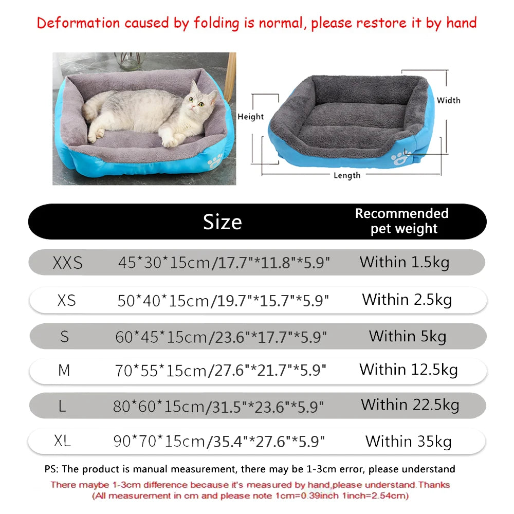 Orthopedic Dog Sofa Bed – Soft Washable Comfort Cushion
