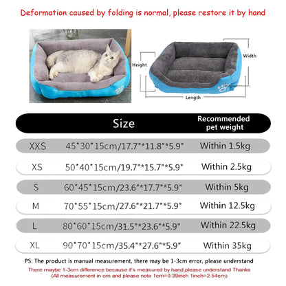 Orthopedic Dog Sofa Bed – Soft Washable Comfort Cushion