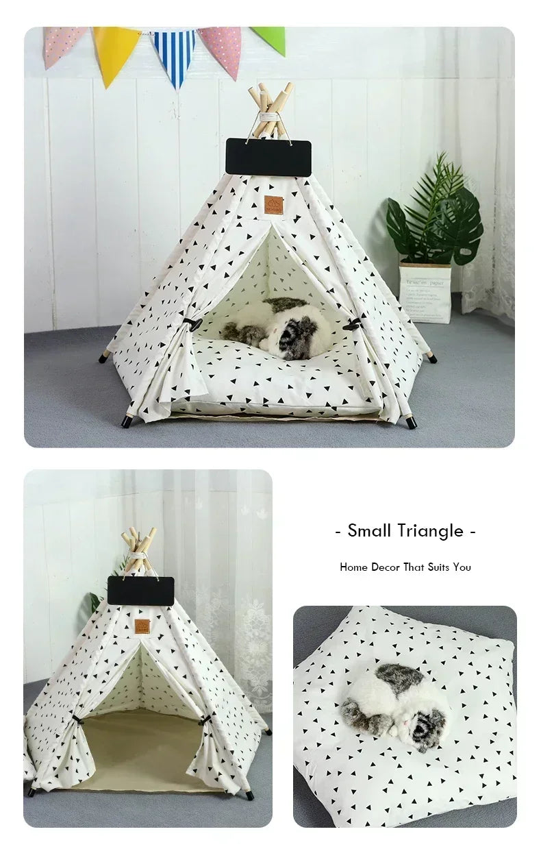 Tent House with Cushion – Cozy Indoor Hideaway