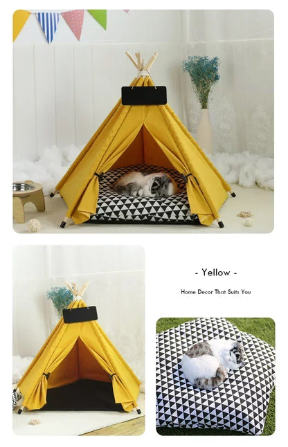 Tent House with Cushion – Cozy Indoor Hideaway