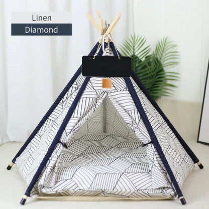 Tent House with Cushion – Cozy Indoor Hideaway