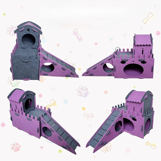 Castle-Style Rabbit Hideout Bed