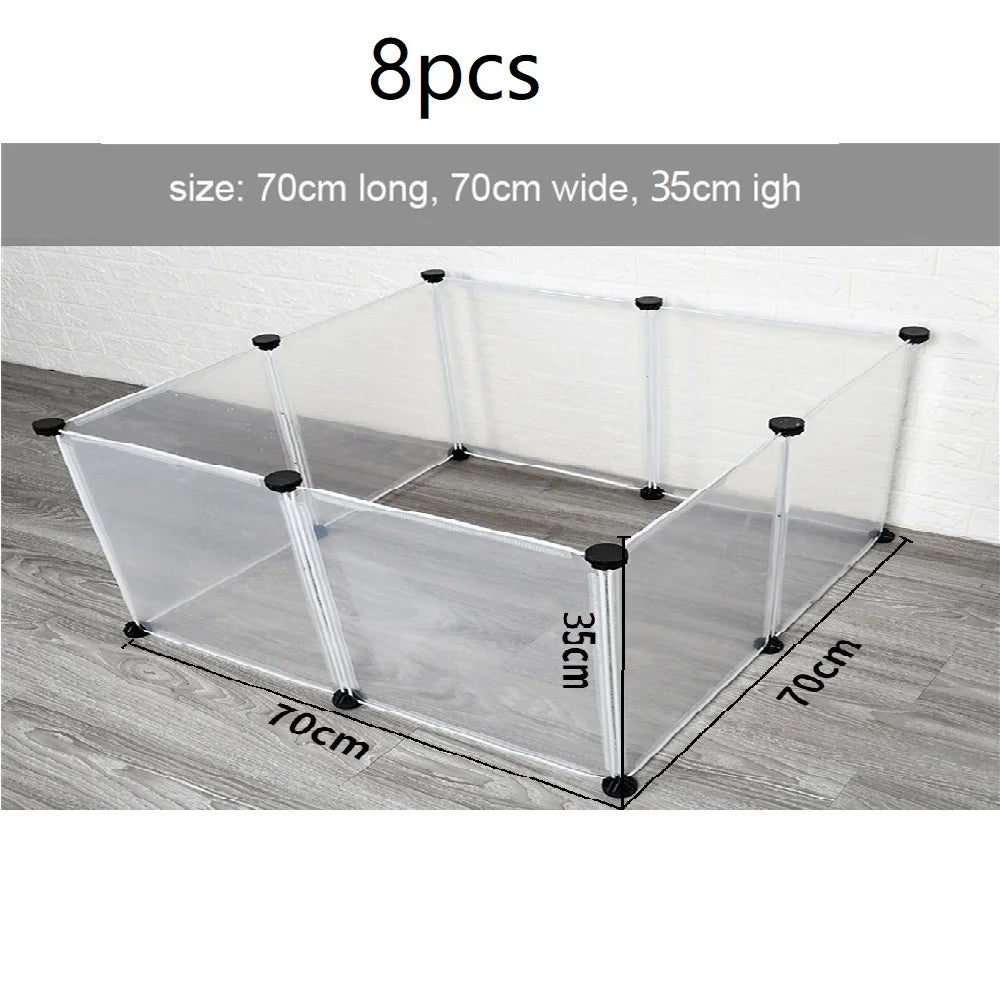 Pet Playpen – Modular Safety Enclosure for Kittens, Puppies & Rabbits