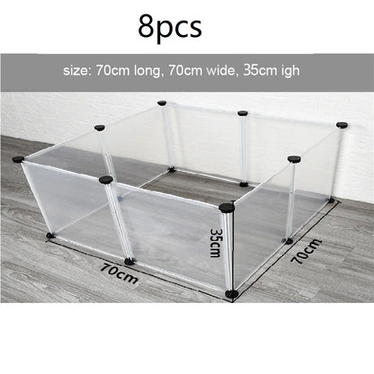 Pet Playpen – Modular Safety Enclosure for Kittens, Puppies & Rabbits