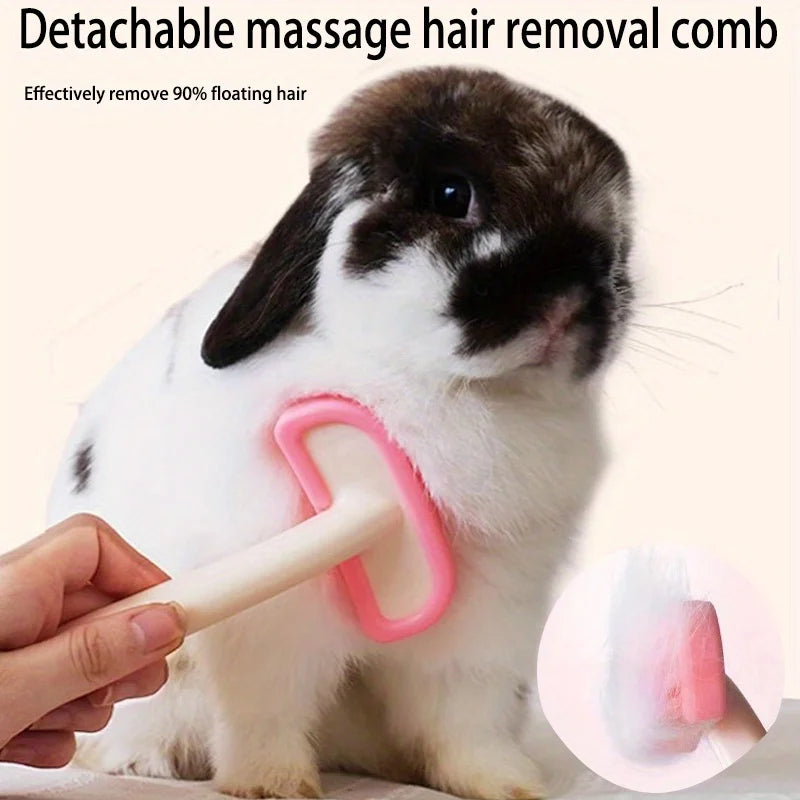 Rabbit Grooming Massage & Deshedding Comb