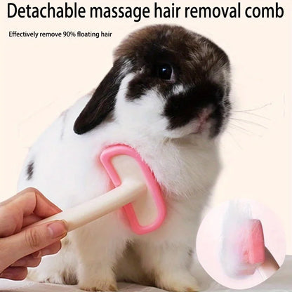 Rabbit Grooming Massage & Deshedding Comb