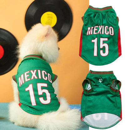2026 Soccer Pet Jersey – Sports Shirt for Dogs