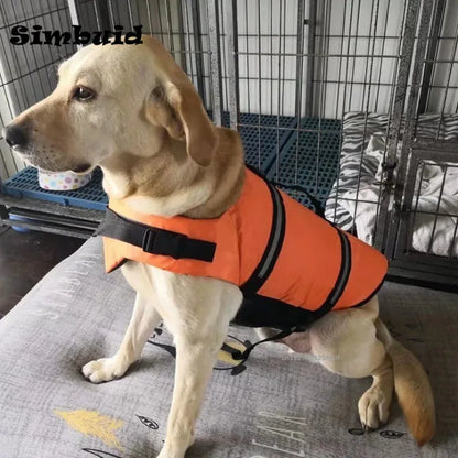 Reflective Dog Life Jacket – Adjustable Swim Safety Vest for Dogs