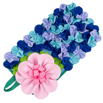 Interactive Floral Feeding Mat for Rabbits