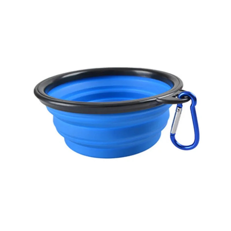 Portable Foldable Pet Food & Water Bowl