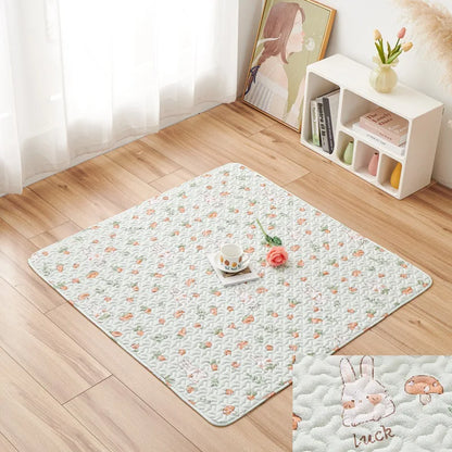 Cotton Rabbit Floor Mat – All-Season Comfort Sleeping Pad
