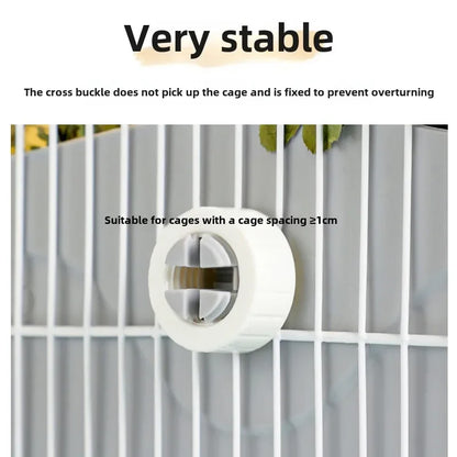 Chew-Proof Rabbit Hay Feeder – ABS & Stainless Steel Hay Rack
