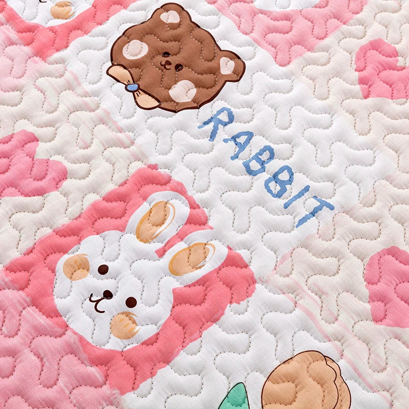 Cotton Rabbit Floor Mat – All-Season Comfort Sleeping Pad