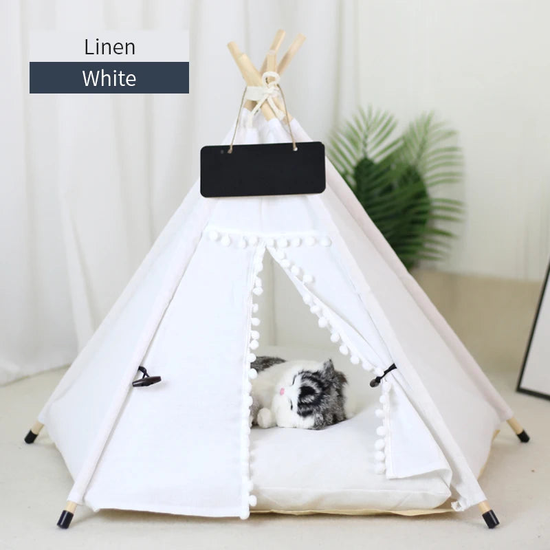 Tent House with Cushion – Cozy Indoor Hideaway