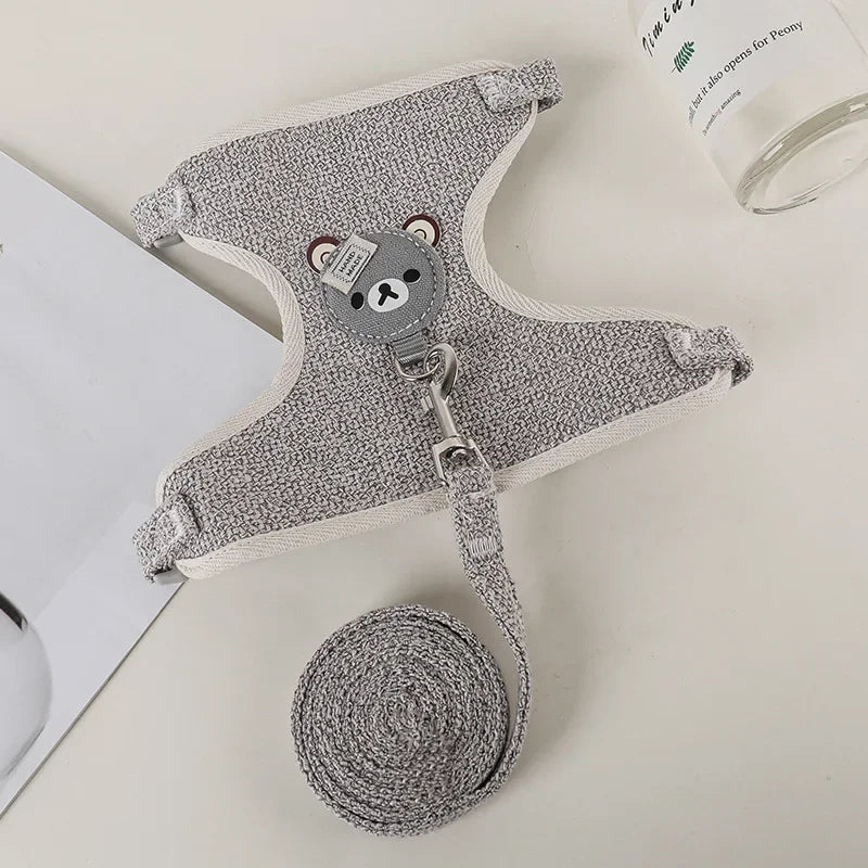 Cute Handmade Rabbit Harness Set