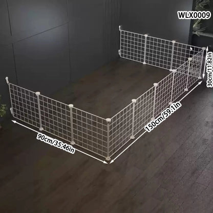 Pet Safety Fence – Indoor Training & Isolation Barrier for Rabbits, Kittens & Puppies