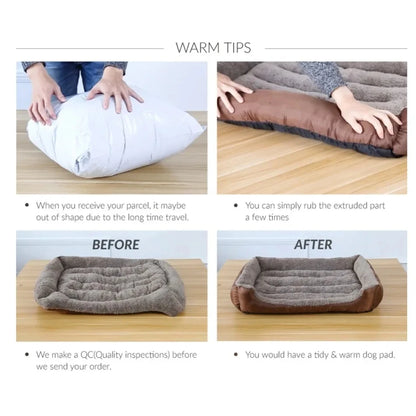 Orthopedic Dog Sofa Bed – Soft Washable Comfort Cushion