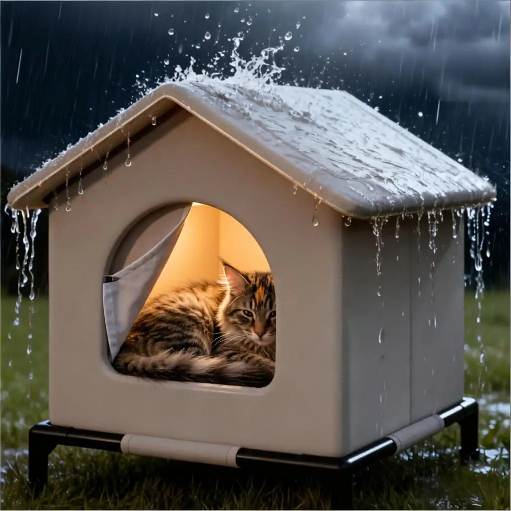 Waterproof Outdoor Stray Cat House